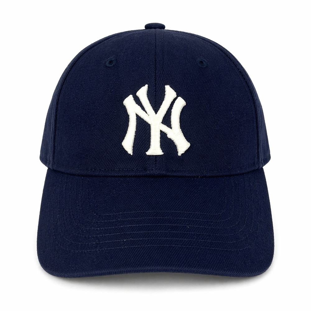 Vintage 90s New York Yankees G Cap GCC MLB Licensed Wool Blend Strapback Hat